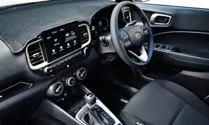 q_C Venue QX zCg Xeb` _bV }bg 2019-2023 Genuine Hyundai Venue QX White Stitch Dash Mat 2019-2023