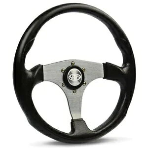 SAAS �X�e�A�����O �z�C�[�� �|�� 350mm ADR �I�N�^�� �`�^�� �X�|�[�N SAAS Steering Wheel Poly 350mm ADR Octane Titanium Spoke �y���s�A���i�z