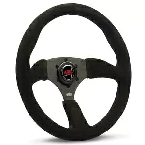 SAAS XeAO zC[ XG[h 14 C` ADR [^[X|[c ubN X|[N SAAS Steering Wheel Suede 14" ADR Tokyo Motorsport Black Spoke