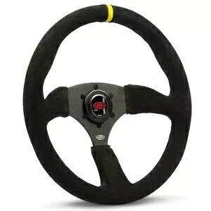 SAAS XeAO zC[ XG[h 350mm ADR [^[X|[c ubN X|[N + CWP[^[ SAAS Steering Wheel Suede 350mm ADR Tokyo Motorsport Black Spoke + Indicator