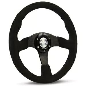 SAAS XeAO zC[ XG[h 350mm ADR ubN X|[N SAAS Steering Wheel Suede 350mm ADR Black Spoke