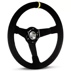 SAAS XeAO zC[ XG[h 14 C` ADR ht^[ ubN X|[N SAAS Steering Wheel Suede 14" ADR Drifter Black Spoke