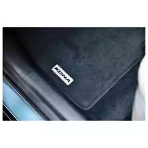 {̃q_C Ri EV e[[h J[ybg tA }bg 4 Zbg Genuine Hyundai Kona EV Tailored Carpet Floor Mat Set Of 4