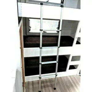 RV LsOJ[ o Lo LsOJ[p|[^u Xebvi͂ 1.63 [g Portable Step Bunk Ladder for RV Camper Van Caravan Motorhome 1.63M High