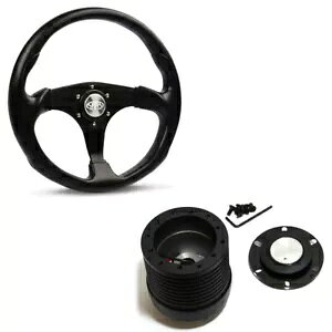 SAAS ubN | 14 C` XeAO zC[ & {X Lbg z[f Rh[ VR 1994-1995p SAAS Black Poly 14" Steering Wheel & Boss Kit For Holden Commodore VR 1994-1995