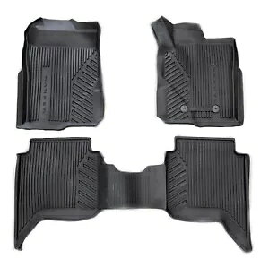 tH[hヌW[ XL SV^tA}bg 4 Zbg 2022 Nȍ~ Genuine Ford Next-Gen Ranger XL All Weather Floor Mats Set Of 4 2022- Onwards
