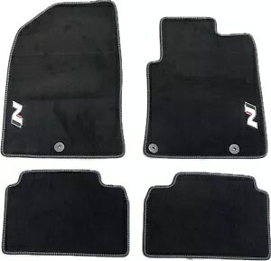 q_C i30 N nb` e[[h J[ybg tA }bg 4 Zbg 2018 Nȍ~ Genuine Hyundai i30 N Hatch Tailored Carpet Floor Mats Set Of 4 2018 - Onwards