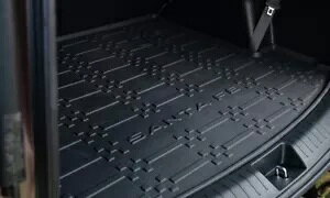 q_C T^tF nCubh MX5 o[ J[S Ci[ gC MY2024 - ȍ~ Genuine Hyundai Santa Fe Hybrid MX5 Rubber Cargo Liner Tray MY2024 - Onwards