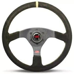 SAAS XeAOzC[ XG[h Xvg 14"/350mm CWP[^[ EhObv CG[Xeb` SAAS Steering Wheel Suede Sprint 14"/350mm Indicator Rounded Grip Yellow Stitch