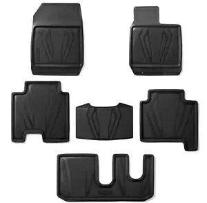 U MU-X SV^o[gC}bg 6 Zbg 2021 Nȍ~ Genuine Isuzu MU-X All Weather Rubber Tray Mats Set Of 6 MY2021 - Onwards