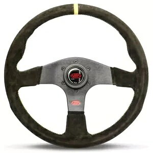 SAAS XeAO zC[ XG[h RT 14"/350mm CWP[^[ R^[h Obv CG[ Xeb` SAAS Steering Wheel Suede Corsa 14"/350mm Indicator Contoured Grip Yellow Stitch