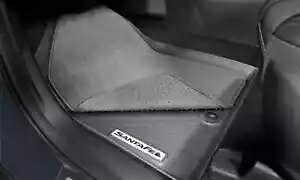 {̃q_C T^tF I[C tA }bg o[ & J[ybg 3 Zbg 2020-on Genuine Hyundai Santa Fe All-In-One Floor Mats Rubber & Carpet Set Of 3 2020-On