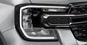 tH[h W[ドv TEh wbhCg }bg ubN yA x2 Ford Ranger Next-Gen Lamp Surrounds Headlight Matte Black Pair x2