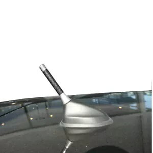 Aei / GAA X^r[ r[ XeBO VW MKV MK5 R32 Stp - Vo[ J[{ Antenna / Aerial Stubby Bee Sting for VW MKV MK5 R32 Golf - Silver Carbon