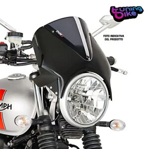 v[`tgV[hwMOD. VISION FOR KAWASAKI W800 11' - 17' BLACK-DARK GET- PUIG WINDSHIELD UNIV. MOD. VISION FOR KAWASAKI W800 11' - 17' BLACK-DARK GET-