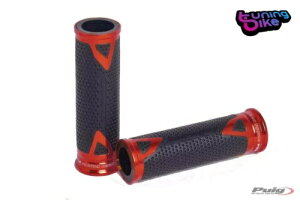 PUIG Obv WJ KYMCO YAGER GT 125i 13-18 RED-119MMp PUIG GRIPS RADIKAL FOR KYMCO YAGER GT 125i 13-18 RED-119MM