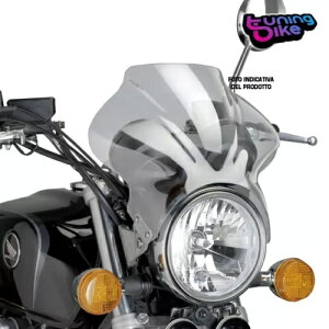 �v�[�`�t�����g�V�[���h��wMOD.�z���_ CB500 93' - 04' �p�R�b�N�s�b�g �X���[�N�O���[- PUIG WINDSHIELD UNIV. MOD. COCKPIT FOR HONDA CB500 93' - 04' SMOKE GREY- �y���s�A���i�z