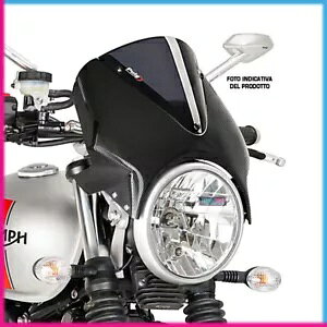 PUIG XN[rW }n SR125 96-01 J[{_[NX[N PUIG SCREEN VISION FOR YAMAHA SR125 96-01 CARBON-DARK SMOKE