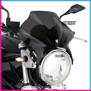 PUIG �X�N���[�� �R�b�N�s�b�g �g���C�A���t �{���l�r�� T100 T100 02-17 �_�[�N�X���[�N PUIG SCREEN COCKPIT FOR TRIUMPH BONNEVILLE T100 T100 02-17 DARK SMOKE �y���s�A���i�z