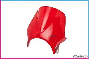 PUIG �X�N���[�� WINDY FOR SUZUKI GN250 82-99 ���b�h PUIG SCREEN WINDY FOR SUZUKI GN250 82-99 RED �y���s�A���i�z