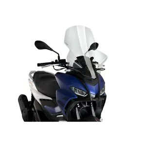 PUIG �X�N���[�� V-TECH �c�[�����O �A�v�����A SR 200 GT �X�|�[�c 2022 - 2024 �N���A 21482W PUIG SCREEN V-TECH TOURING FOR APRILIA SR 200 GT SPORT 2022 - 2024 CLEAR 21482W �y���s�A���i�z
