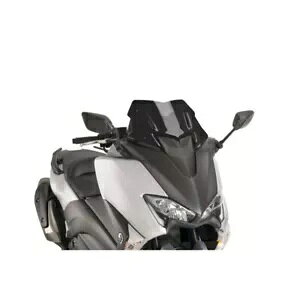 EChV[h V-TECH C X|[c PUIG }n T-MAX 560 2020 - 2021 ubN 9423N- WINDSHIELD V-TECH LINE SPORT PUIG FOR YAMAHA T-MAX 560 2020 - 2021 BLACK 9423N-
