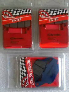 �u�����{ �t�����g/���A �u���[�L�p�b�h�Z�b�g �z���_ CBR 600 F4 1999 - 2002- BREMBO FRONT / REAR BRAKE PADS SET FOR HONDA CBR 600 F4 1999 - 2002- �y���s�A���i�z