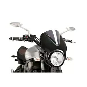 Puig EBhXN[ g }n XSR 900 2016 - 2021 ubN 9560H ɑΉ PUIG WINDSCREEN RETRO COMPATIBLE FOR YAMAHA XSR 900 2016 - 2021 BLACK 9560H