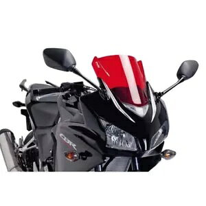 tgKX Z-[VO Puig ݊z_ CBR 500 R 2013 - 2015 bh 6479R- WINDSHIELD Z-RACING PUIG COMPATIBLE FOR HONDA CBR 500 R 2013 - 2015 RED 6479R-