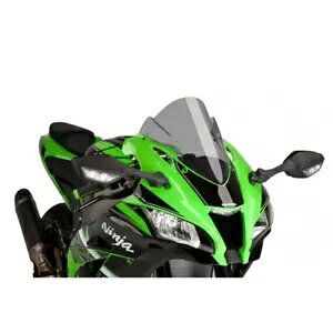 PUIG Z-[VO XN[ JTL ZX-10R 1000 SE 2018 - 2020 CgX[N 8912H PUIG Z-RACING SCREEN FOR KAWASAKI ZX-10R 1000 SE 2018 - 2020 LIGHT SMOKE 8912H