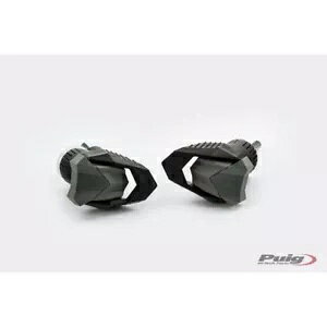 PUIG t[XC_[ MOD. R19 XYL GSX-8S 800 2023 ubN 21621N ɑΉ PUIG FRAME SLIDERS MOD. R19 COMPATIBLE FOR SUZUKI GSX-8S 800 2023 BLACK 21621N