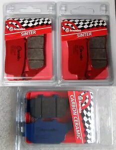 �u�����{ �t�����g/���A �u���[�L�p�b�h �Z�b�g �g���C�A���t �^�C�K�[ 800 XRt 2015 - BREMBO FRONT / REAR BRAKE PADS SET FOR TRIUMPH TIGER 800 XRt 2015 -