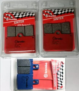 u{ tg/A u[Lpbh Zbg LAVERDA 750 GHOST STRIKE 1997p BREMBO FRONT / REAR BRAKE PADS SET FOR LAVERDA 750 GHOST STRIKE 1997