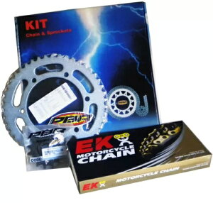 PBR / EK `F[&XvPbgLbg 428 sb` t@eBbN[^[ gCA 125 1983 - PBR / EK CHAIN & SPROCKETS KIT 428 PITCH FOR FANTIC MOTOR TRIAL 125 1983 -