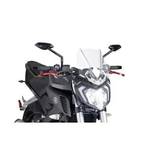 v[CO lCLbh N.G.X|[cXN[ }n MT-125 2015 - 2019 NA 7654W PUIG NAKED N.G. SPORT SCREEN FOR YAMAHA MT-125 2015 - 2019 CLEAR 7654W