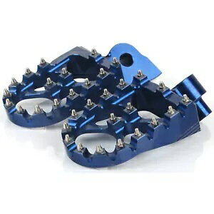 }n YZ 250 2000 ACCOSSATO tbgyO GNXgCh u[ GK It[h tbgXg YAMAHA YZ 250 2000 ACCOSSATO FOOTPEGS EXTRA WIDE BLUE ERGAL OFFROAD FOOTRESTS