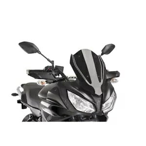 PUIG Z-���[�V���O �X�N���[�� ���}�n �g���[�T�[ 700 2018 - 2019 �u���b�N 9211N �ɑΉ� PUIG Z-RACING SCREEN COMPATIBLE FOR YAMAHA TRACER 700 2018 - 2019 BLACK 9211N �y���s�A���i�z