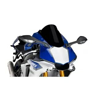 PUIG Z-���[�V���O �X�N���[�� �݊������� ���}�n YZF-R1 1000 2015 - 2016 �u���b�N 7648N PUIG Z-RACING SCREEN COMPATIBLE FOR YAMAHA YZF-R1 1000 2015 - 2016 BLACK 7648N �y���s�A���i�z