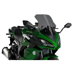 EBhV[h [VO PUIG JTL jW 1000 SX 2020 - 2023 _[N 20471F- WINDSHIELD RACING PUIG FOR KAWASAKI NINJA 1000 SX 2020 - 2023 DARK 20471F-