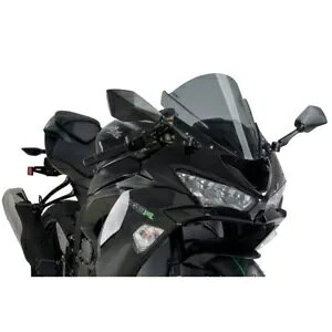 PUIG Z-[VO XN[ JTL ZX-6R 636 jW 2013 - 2016 _[NX[N 3177F PUIG Z-RACING SCREEN FOR KAWASAKI ZX-6R 636 NINJA 2013 - 2016 DARK SMOKE 3177F