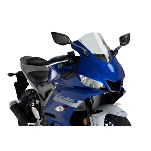 PUIG R-���[�T�[ �X�N���[�� ���}�n YZF-R3 300 2019 - 2023 �N���A 3737W �ɑΉ� PUIG R-RACER SCREEN COMPATIBLE FOR YAMAHA YZF-R3 300 2019 - 2023 CLEAR 3737W �y���s�A���i�z