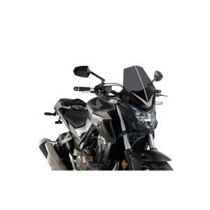 �v�[�C�O �l�C�L�b�h N.G.�z���_ CB 500 F 2022 - 2023 �_�[�N�X���[�N 3657F �p�c�[�����O�X�N���[�� PUIG NAKED N.G. TOURING SCREEN FOR HONDA CB 500 F 2022 - 2023 DARK SMOKE 3657F