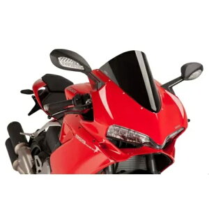�t�����g�K���X R-RACER PUIG �h�D�J�e�B �p�j�K�[�� 1299/S 2015 - 2017 �u���b�N 7621N- WINDSHIELD R-RACER PUIG FOR DUCATI PANIGALE 1299/S 2015 - 2017 BLACK 7621N- �y���s�A���i�z