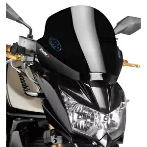 PUIG ���j�o�[�T�� �g�����h �X�N���[�� �z���_ CB 500 F 2019 - 2021 �u���b�N 5022N PUIG UNIVERSAL TREND SCREEN FOR HONDA CB 500 F 2019 - 2021 BLACK 5022N