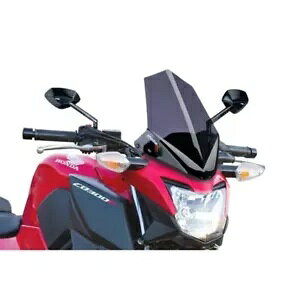 �v�[�C�O �l�C�L�b�h N.G.�X�|�[�c�X�N���[�� �z���_ CB 300 F 2015 - 2020 ���C�g�X���[�N 7655H PUIG NAKED N.G. SPORT SCREEN FOR HONDA CB 300 F 2015 - 2020 LIGHT SMOKE 7655H �y���s�A���i�z