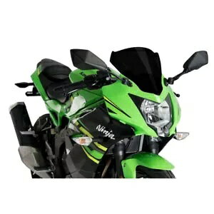 EBhV[h Z-[VO v[` JTL jW 125 2019 - 2023 ubN 3539N- WINDSHIELD Z-RACING PUIG FOR KAWASAKI NINJA 125 2019 - 2023 BLACK 3539N-
