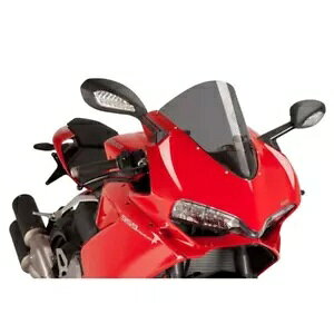 PUIG R ���[�T�[ �X�N���[�� �h�D�J�e�B �p�j�K�[�� 1299/S 2015 - 2017 �_�[�N�X���[�N 7621F PUIG R-RACER SCREEN FOR DUCATI PANIGALE 1299/S 2015 - 2017 DARK SMOKE 7621F �y���s�A���i�z