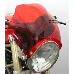 Puig ���j�o�[�T�� ���v�^�[ �X�N���[�� �g���C�A���t �X�N�����u���[ 865 2006 - 2016 ���b�h 0013R PUIG UNIVERSAL RAPTOR SCREEN FOR TRIUMPH SCRAMBLER 865 2006 - 2016 RED 0013R �y���s�A���i�z