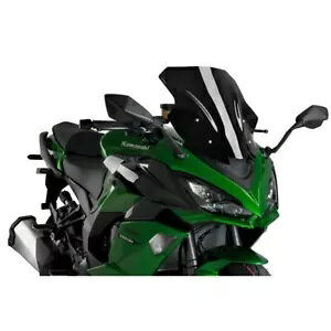PUIG [VO XN[ JTL jW 1000 SX 2020 - 2023 ubN 20471N PUIG RACING SCREEN FOR KAWASAKI NINJA 1000 SX 2020 - 2023 BLACK 20471N