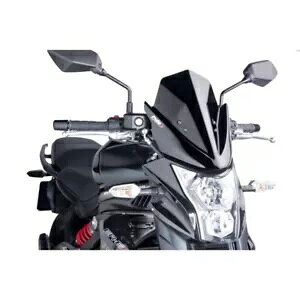 v[CO lCLbh N.G.X|[cXN[ JTL ER-6N 600 2012 - 2016 ubN 5997N PUIG NAKED N.G. SPORT SCREEN FOR KAWASAKI ER-6N 600 2012 - 2016 BLACK 5997N